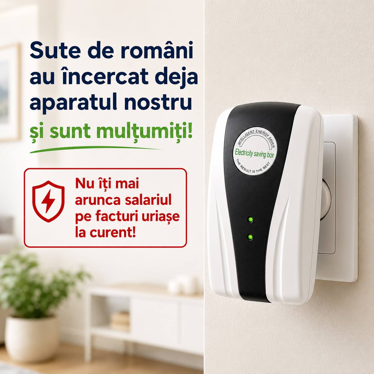 Dispozitiv economisire energie- Reduce-ți factura la curent cu până la 30%